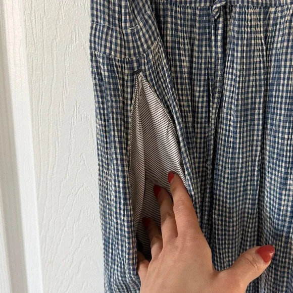 Christy Dawn Lincoln blue gingham dress - Picture 5 of 5